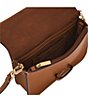 Fossil Lennox Small Flap Crossbody Bag, Color:Brown - Image 3