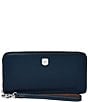 Fossil Lennox Zip Continental Wristlet Wallet, Color:Insignia Blue - Image 1