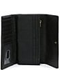 Color:Black - Image 3 - Logan RFID Leather Flap Wallet