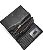 Color:Black - Image 4 - Logan RFID Leather Flap Wallet