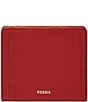 Fossil Logan RFID Small Bifold Wallet, Color:Garnet - Image 1