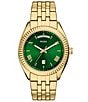 Fossil Men's Campbell Three-Hand Day-Date Stainless Steel Bracelet Watch - Image 1