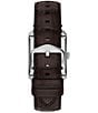 Fossil Men's Carraway Automatic Croco Leather Strap Watch, Color:Brown/Beige - Image 3