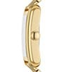 Color:Gold - Image 2 - Men's Carraway Three Hand Gold Tone Stainless Steel Bracelet Watch
