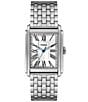Fossil Men's Carraway Three Hand Gold Tone Stainless Steel Bracelet Watch, Color:Silver - Image 1