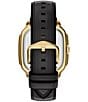 Fossil Men's Crosby Three-Hand Leather Strap Watch, Color:Black/Black - Image 3