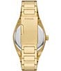 Color:Gold - Image 3 - Men's Everett Three-Hand Date Gold-Tone Stainless Steel Watch