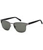 Fossil Men's FOS 2171/G/S 56mm Rectangle Sunglasses - Image 1