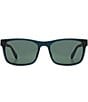 Color:Matte Teal - Image 2 - Men's FOS2124 Rectangle Sunglasses