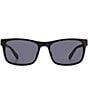 Color:Matte Black - Image 2 - Men's FOS2124 Rectangle Sunglasses