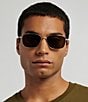 Fossil Men's FOS3180 58mm Rectangle Sunglasses - Image 4