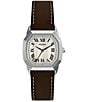 Fossil Men's Harlow Quartz Three-Hand Brown Leather Strap Watch - Image 1