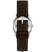 Fossil Men's Harlow Quartz Three-Hand Brown Leather Strap Watch - Image 3