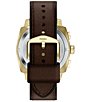 Fossil Men's Machine Quartz Chronograph Leather Strap Watch - Image 3