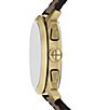 Fossil Men's Machine Quartz Chronograph Leather Strap Watch - Image 4