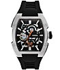 Fossil Men's Machine X1 Automatic Black Silicone Strap Watch - Image 5