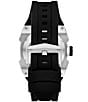 Fossil Men's Machine X1 Automatic Black Silicone Strap Watch - Image 6