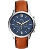 Fossil Men's Neutra Chronograph Leather Strap Watch - Image 3