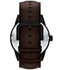 Fossil Men's Pearson Chronograph Brown Leather Strap Watch, Color:Brown/Black - Image 2
