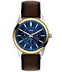 Fossil Men's Pearson Multifunction Leather Strap Watch - Image 5