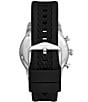 Color:Black - Image 3 - Men's Sport Tourer Chronograph Black Silicone Strap Watch