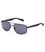 Color:Black Matte - Image 1 - Navigator Sunglasses