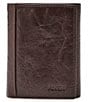 Color:Brown - Image 1 - Neel Extra Capacity Trifold Wallet