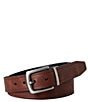 Color:Brown - Image 1 - Parker Reversible Leather Belt