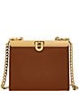 Color:Brown - Image 1 - Penrose Small Wallet On Chain Crossbody Bag