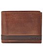 Color:Brown - Image 1 - Quinn Large Coin Pocket Bifold