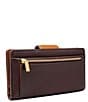 Fossil RFID Logan Leather Suede Patchwork Tab Bifold Wallet - Image 4