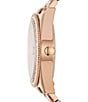 Color:Rose Gold - Image 2 - Scarlette Analog & Date Bracelet Watch