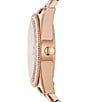 Fossil Scarlette Quartz Analog & Date Bracelet Watch, Color:Rose Gold - Image 2