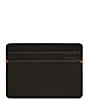 Fossil Sport Tourer Leather Card Case, Color:Black - Image 1
