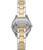 Color:Two Tone - Image 2 - Stella Three-Hand Date Two-Tone Stainless Steel Watch