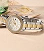 Color:Two Tone - Image 4 - Stella Three-Hand Date Two-Tone Stainless Steel Watch