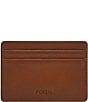 Color:Brown - Image 2 - Studded Steven Card Case Wallet