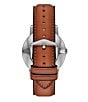 Fossil The Minimalist Analog Leather Strap Watch, Color:Green - Image 3
