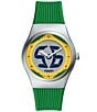 Fossil Unisex World Flags Big Tic Ana-Digi Silicone Strap Watch - Image 4