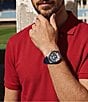 Fossil Unisex World Flags Big Tic Ana-Digi Silicone Strap Watch - Image 5