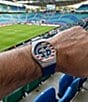 Fossil Unisex World Flags Big Tic Ana-Digi Silicone Strap Watch - Image 6