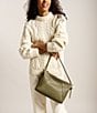 Fossil Willa Leather Slouchy Shoulder Bag, Color:Desert Olive - Image 4