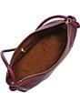 Fossil Willa Leather Slouchy Shoulder Bag, Color:Berry - Image 3