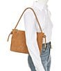 Fossil Willa Suede Shoulder Bag, Color:Buff - Image 4