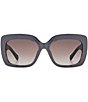 Fossil Women's 3158/S 54mm Rectangle Sunglasses, Color:Mauve - Image 2