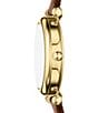 Fossil Women's Carlie Quartz Three Hand Brown Leather Strap Watch - Image 3