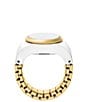 Fossil Women's Enamel Plated Stainless Steel Ring Watch - Image 2