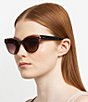 Fossil Women's FOS 3172/S 53mm Cat Eye Sunglasses, Color:Brown - Image 3