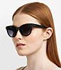 Fossil Women's FOS 3172/S 53mm Cat Eye Sunglasses, Color:Black - Image 3
