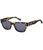 Fossil Women's FOS2163 55mm Rectangle Sunglasses, Color:Havana - Image 1